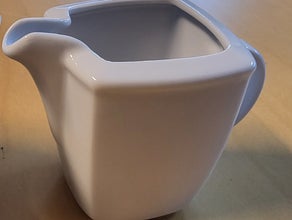 Milchgießer 150ml "Quadro" weiß - Tischzubehör