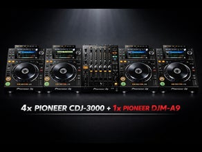 4x Pionner Cdj 3000 + 1x Pionner Djm-A9