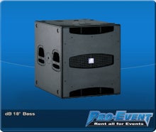 dB 18' Bass