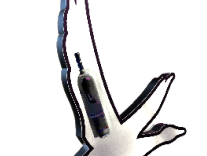 Bottlepresenter GREY GOOSE Swan