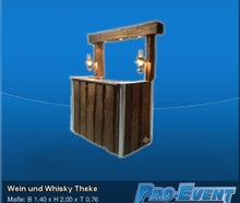 Wein und Whisky Theke