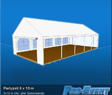 Partyzelt 5 x 10 m