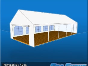 Partyzelt 5 x 10 m