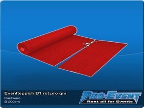 Eventteppich B1 verschiedene Farben (pro qm)