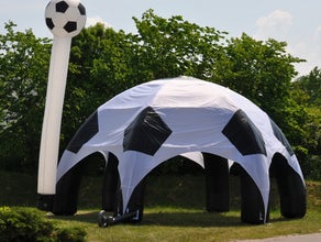 Fußballdome - aufblasbares Zelt - Airdome mieten