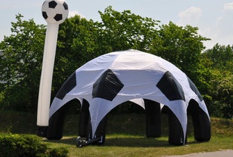 Fußballdome - aufblasbares Zelt - Airdome mieten