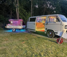 Der glitzernde Fotoboxbus mit Photobooth / Fotobox