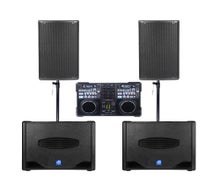 Party XL Tonkomplettset  2800W Musikanlage, optional mit Bluetooth (Aufpreis 10 Euro)