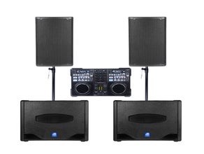 Party XL Tonkomplettset  2800W Musikanlage, optional mit Bluetooth (Aufpreis 10 Euro)