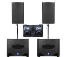 Party XL Tonkomplettset 2800W Musikanlage, optional mit Bluetooth (Aufpreis 10 Euro)