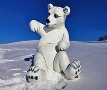 Eisbär , Winter Dekoration