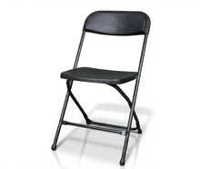 Klappstuhl Metall Schwarz mieten – Praktische Reihenbestuhlung für Events