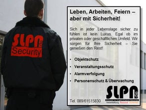Sicherheitsdienst / Security / Veranstaltungsschutz, Garderobendienst, Parkplatzeinweisung