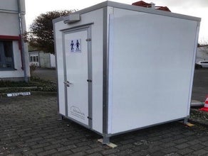(1) Toilettenkabine nach BG-Richtlinien / Covid-19*/ Langzeitmiete!