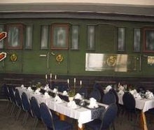 Orient Express Kulisse, Zug, Bahn, Eisenbahn, Bühnendekoration, Orientalisch