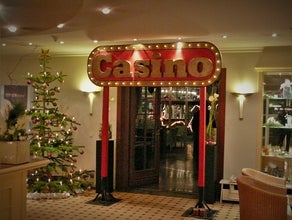 Themendekoration Casino - Eingang