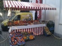 Marktstand mit Rot / Weißer Dachplane  - Galerie - Bild 1