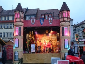 Märchenbühne/Schlossbühne/Türmchenbühne/Schlosstürme/Mittelalterbühne/Bühnensonderkonstruktion