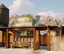 Apre Ski Bar, Longe, Kulisse, Dekoration,
