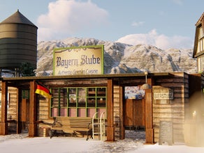 Apre Ski Bar, Longe, Kulisse, Dekoration,