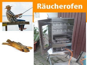 Transportabler Edelstahl Räucherofen