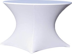 Stehtisch Husse-Stretch-Weiß/Schwarz/Grau/Bordeaux/Pink/Blau
