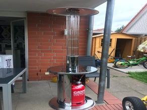 Terrassenheizer/Flammensäule