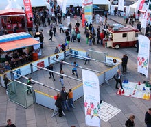 Human- Table Soccer, Menschenkicker XXL, Streetkicker XXL, Humankicker, Riesenkicker