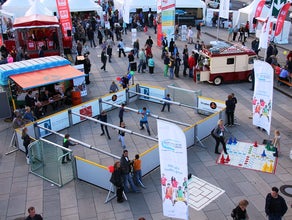 Human- Table Soccer, Menschenkicker XXL, Streetkicker XXL, Humankicker, Riesenkicker