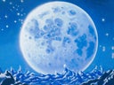 Mond, Weltraum, Planet - Bühnenbild