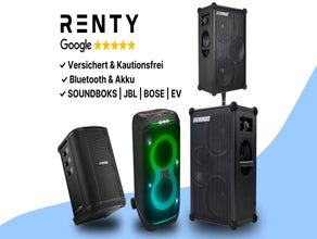 Musikbox mieten (ab € 19,90): SOUNDBOKS, JBL, HK Audio uvm. ✓ Bluetooth ✓ Akku ✓ Kautionsfrei ✓ Versichert ✓ 28 Standorte