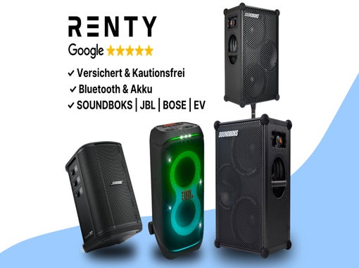 Musikbox mieten für Partys, Picknicks und Outdoor-Events | Erento.com