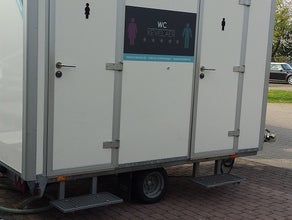 Exklusiver Toilettenwagen Klein
