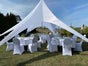 Bankettstuhl inkl. Stretch-Husse mieten – Weißes Komplett-Set für Hochzeiten & Events - Galerie - Bild 4