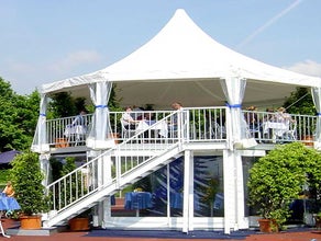 Doppelstock Pagode 8 eckig, 8 m inkl. Zweier Treppen