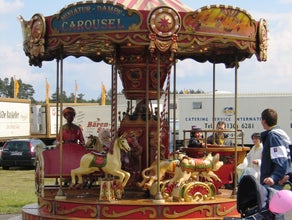 Miniatur Dampfkarussell 1886