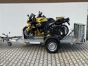Motorrad-Transportanhänger / Profi Doppel Motorradanhänger 1.300KG