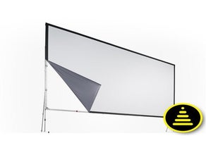 Rahmenleinwand Aufprojektion 650 x 370cm | 16:9 - AV Stumpfl VARIO 64 Leinwand mieten | für gewerbliche Kunden
