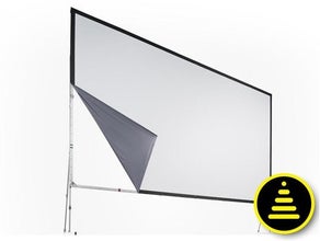 Rahmenleinwand Aufprojektion 650 x 370cm | 16:9 - AV Stumpfl VARIO 64 Leinwand mieten | für gewerbliche Kunden