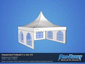 Mastertent Faltzelt 5 x 5m V3