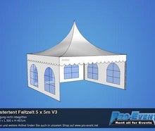 Mastertent Faltzelt 5 x 5m V3