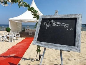 Hochzeits- Tafel / Willkommensschild - Eingangsschild