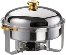 Chafing Dishes rund gold