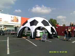 Eventdome Fußball / Aufblasbares Zelt / Airdome