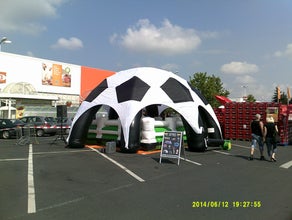 Eventdome Fußball / Aufblasbares Zelt / Airdome