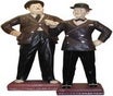 Dick und Doof, Figuren lebensgroß, Laurel Hardy - Figuren