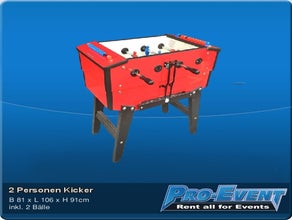 2 Personen Kicker