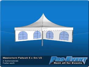 Mastertent Faltzelt 5 x 5m V2