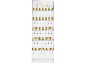 Sektwand mieten / Champagnerwall / Champagner Wand
