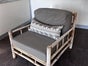Bambus Lounge Sessel / Stuhl grau - Galerie - Bild 2